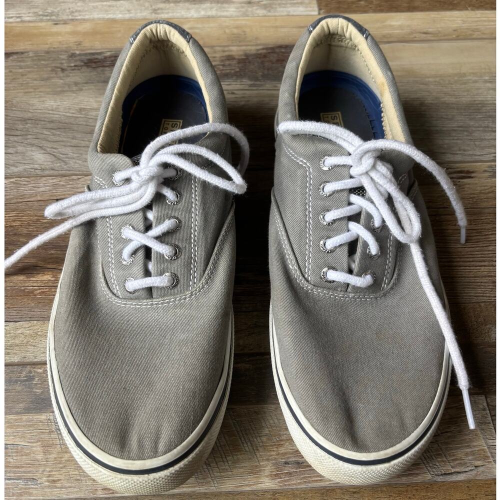 SPERRY Top-Sider Mens Shoes Dock Boat Sneakers 10M Gray Casual 1772706